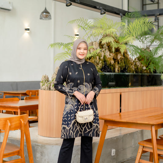 TUNIK BATIK MONSTERA KAWUNG
