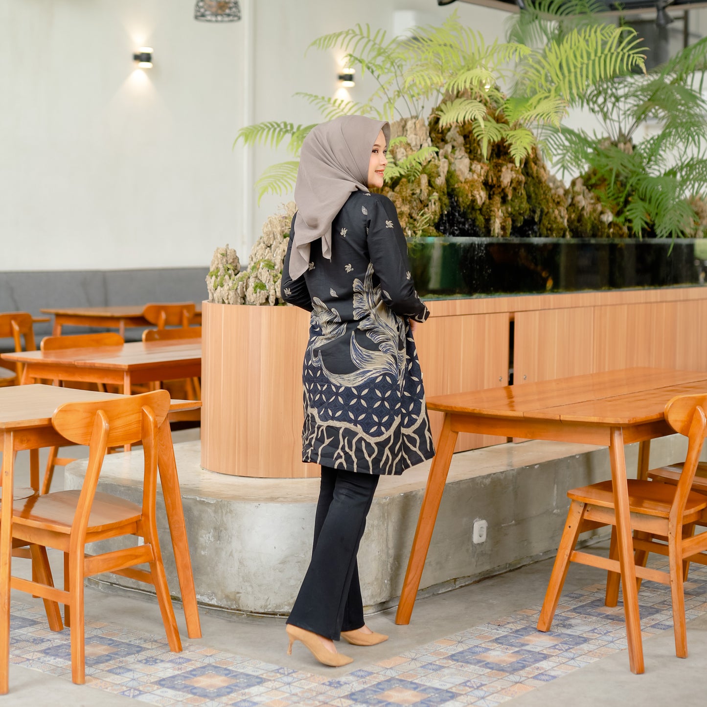 TUNIK BATIK MONSTERA KAWUNG