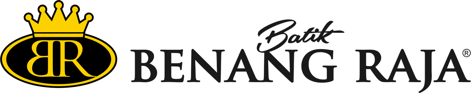 Logo Batik Benang Raja Hitam-Kuning
